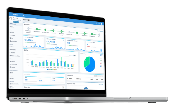 Vektori kannettavalla tietokoneella