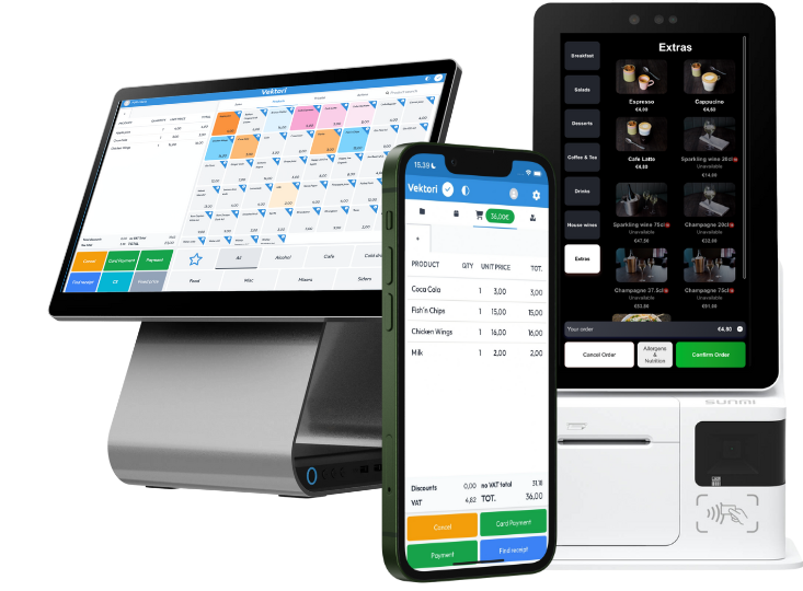 Vektori Kassa laitteet.