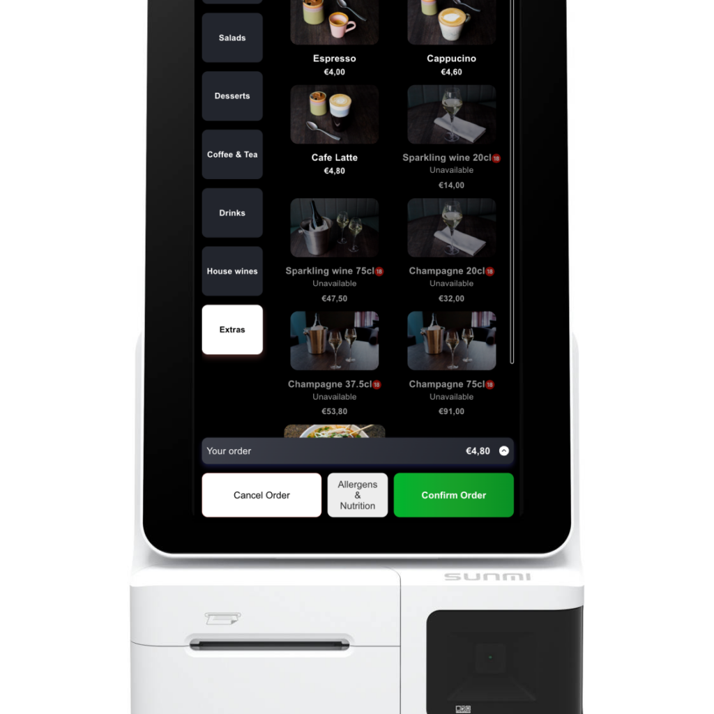 Mynt itsepalvelukassa