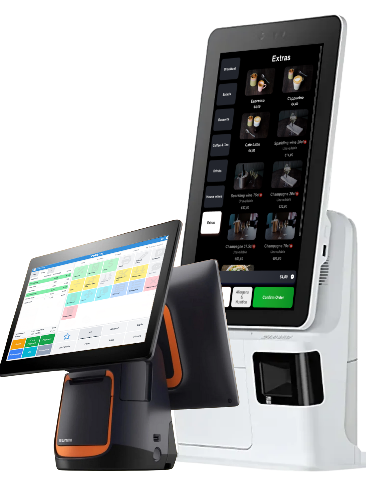 Kuvassa: Sunmi T2s ja Sunmi K2mini